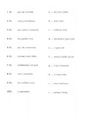 English Worksheet: first conditional puzzles