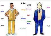 English Worksheet: Describing people Puzzle