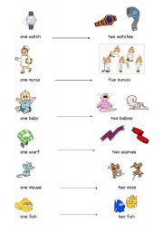 English Worksheet: Irregular plurals