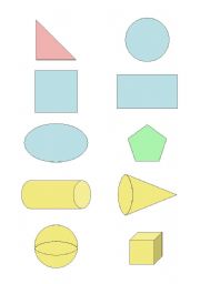 English worksheet: GrabIt - Basic Shapes