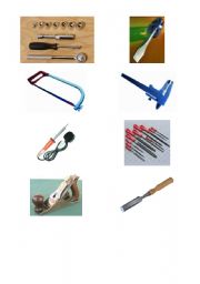 English worksheet: GrabIt - Hand Tools, Set 2