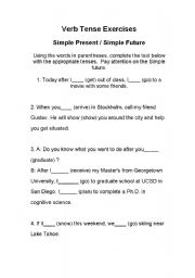 English Worksheet: Present Continuous Exercises