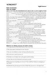 English Worksheet: quiz