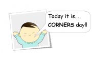 English worksheet: Corners