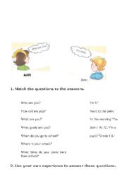 English worksheet: LET S TALK