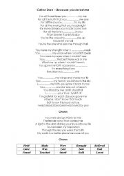 English Worksheet: Music_ Celine Dion