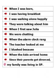 English Worksheet: Past Simple & Past Continuous