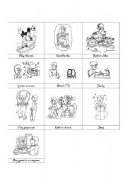 English Worksheet: Leisure Time Activities