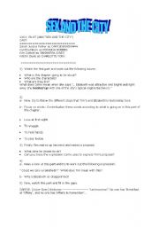 English Worksheet: Sex and the City