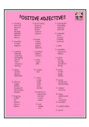 Positive Adjectives