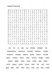 English Worksheet: animal worksheet