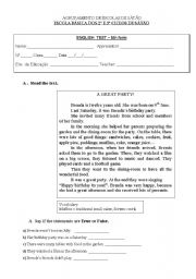 English Worksheet: To Be Past Simple