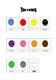 English worksheet: The Colors