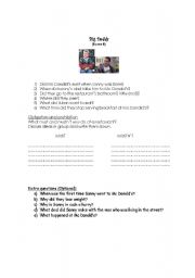 English worksheet: Working with films: Big Daddy (simple past / must-mustnt)