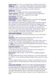 English Worksheet: tenses