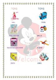 English Worksheet: TOYS