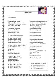 English Worksheet: Song 