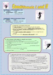 English Worksheet: Conditionals type I and II