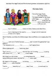 mixed pronouns and possessive adjectives