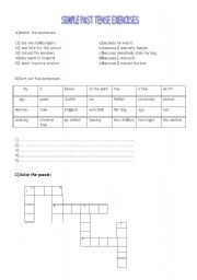 English worksheet: Simple Past Tense