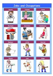 English Worksheet: Jobs and occupations