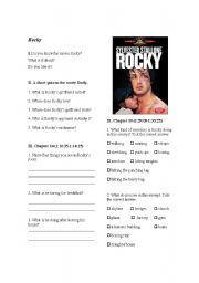 English Worksheet: Rocky I