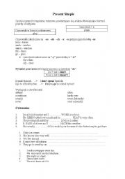 English Worksheet: Present Simple, Present Continuous, Future Simple, Past Simple