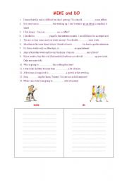 English Worksheet: make vs do