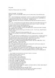 English Worksheet: Fashion Test