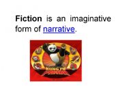 English worksheet: Fiction