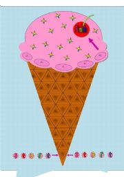 Ice Cream Gameboard (with blank cards)