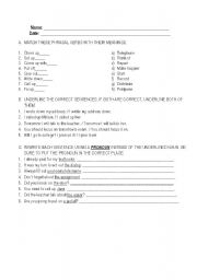 English worksheet: PHRASAL VERBS