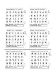 English Worksheet: Alphabet wordsearch letter 