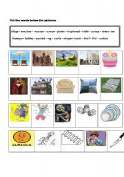 English Worksheet: Vocabulary worksheet