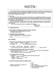 English Worksheet: An English letter