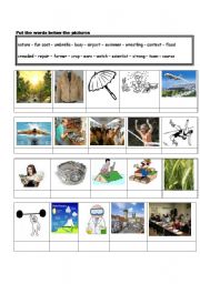 English worksheet: Vocabulary worksheet