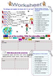 English Worksheet: worksheet