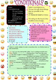 English Worksheet: Conditionals