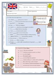 English Worksheet: Present Simple