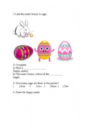 English worksheet: HAVE A HAPPY EASTER!!!!