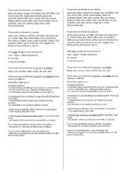 English worksheet: infinitives and gerunds - summary