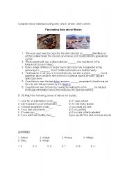 English Worksheet: Fascinating facts about Mexico