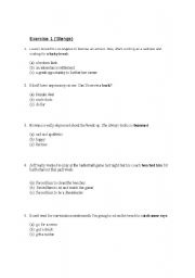 English worksheet: slangs