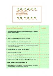English Worksheet: Book a table in The Happy Carrot