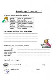 English Worksheet: be going to