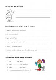 English Worksheet: Revision Worksheet  (2/2)