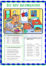 English Worksheet: In my bedroom