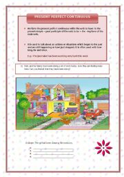 English Worksheet:  They have been doing a lot of work ....