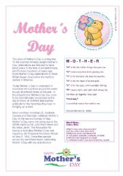 English Worksheet: Mothers Day 1:5