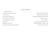 English Worksheet: basic questions